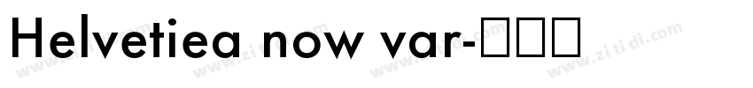 Helvetiea now var字体转换